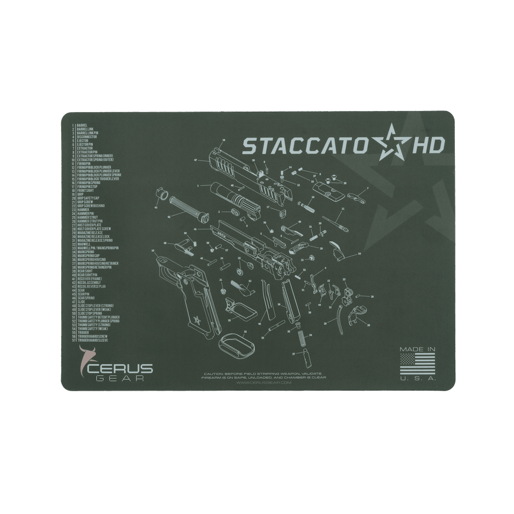 Staccato HD Schematic Pro Mat