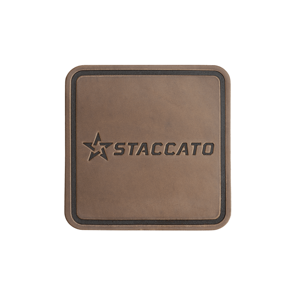 Staccato Leather Coasters - Set of 4