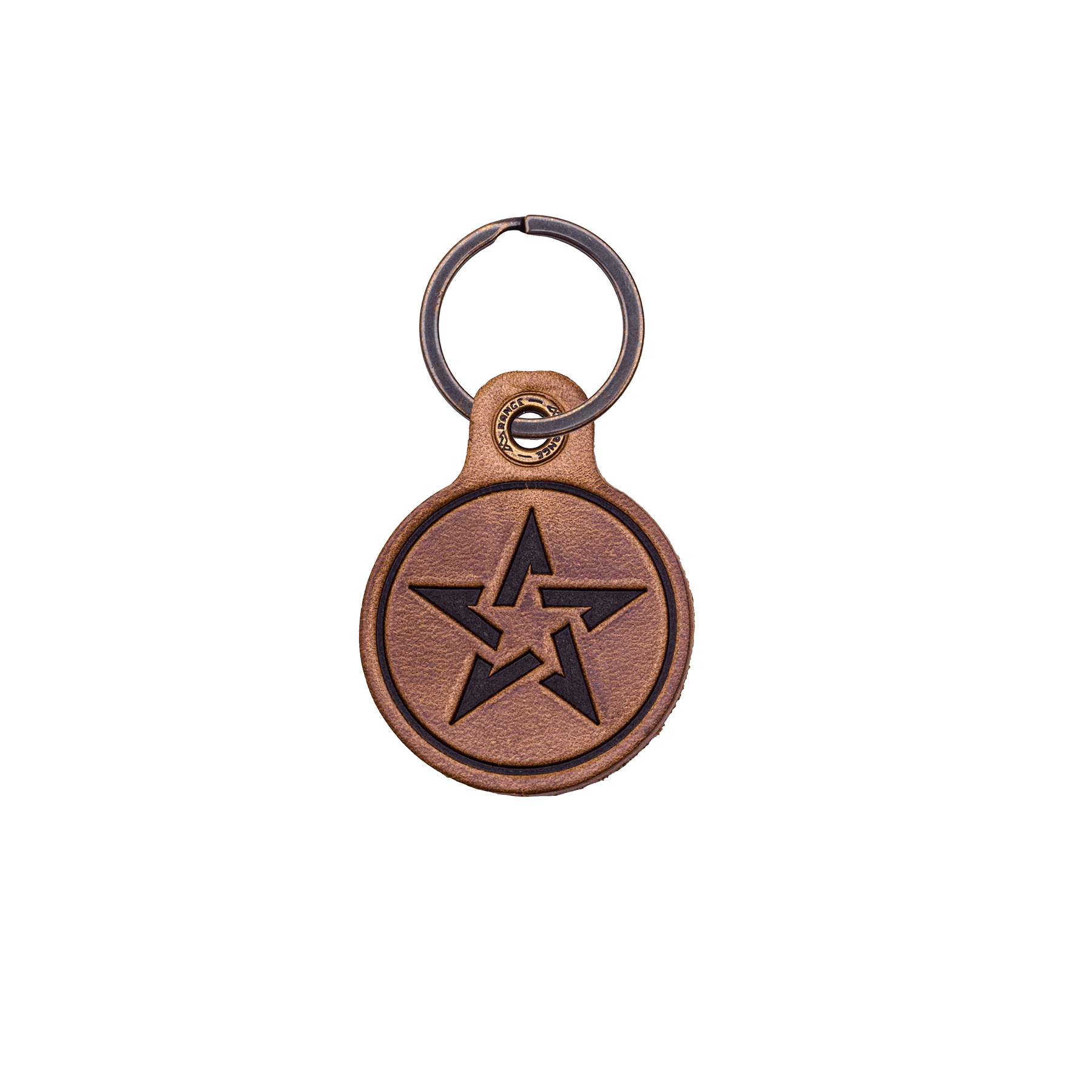 Staccato Leather Keychain